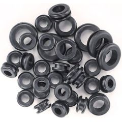 Ancor Grommet Assortment Kit, Wiring Protection, Abrasion Resistance, Panel Hole Protection, Flexible Vinyl, Professional Finish, Ancor Quality, Long-lasting Performance, Hole Diameter Coverage, Automotive, Marine, Household Applications, Wiring Installat
