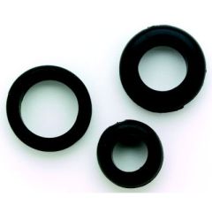 3/8 Black Grommets, wire installation