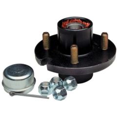 Dexter® Replacement Wheel Hub Kit, PN 241-81091 DISC, bearings, seals, dust cap, cotter key, lug bolts, pregreased, galvanized, marine products