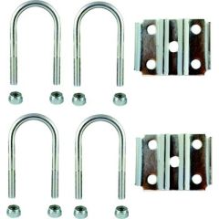 Dexter® Axle Tie Plate Kit, 3rd Tube Axle, Zinc Coating, U-Bolts, Lock Nuts, Marine Applications, Dexter Marine Products, Easy Installation, Performance, Safety, Professional-grade, Upgrade, Peace of Mind, Top-notch Condition, Worry-free Boating