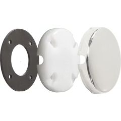 side entry cable clamp, stainless steel dress cap