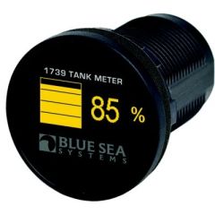 Blue Sea Systems 1739 Mini OLED Tank Level Monitor, electrical system, boat, RV, OLED screen, waterproof, daylight readable, safety, reverse polarity protected, installation, 1-1/8" hole, Blue Sea Systems, quality, reliability, monitoring capabilities, ad