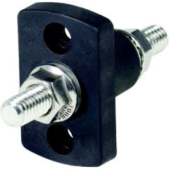 Terminal Feed Thru 3/8 Sm Black, Feed-Through Terminals