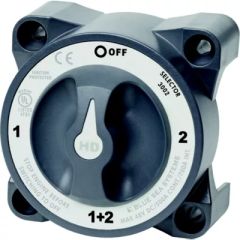 Blue Sea Systems 3002 HD-Series, Heavy Duty Battery Switch, Diesel Engine Power, Reliable Battery Switch, Marine Automotive Applications, Alternator Field Disconnect, Cranking Ratings, Blue Sea Systems Manufacturer, Electrical System Upgrade, Performance 