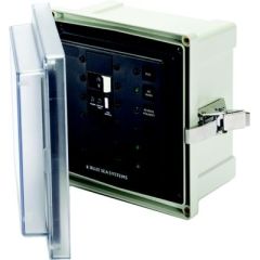 Blue Sea Systems SMS Surface Mount System, ELCI Main circuit breakers, Carling Technologies, waterproof glands, LED lights, electrical setup, circuit breaker, ABYC E-11 standards, durability, customization, compact design, high-quality, reliable brand