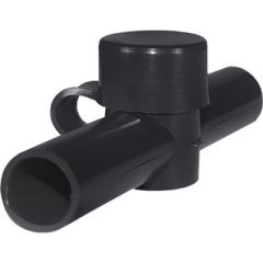 Blue Sea 4002 Dual Entry Cable Cap, Black, 2/0 AWG, Blue Sea Systems, Electrical setup, Short circuits, Installation, Maintenance, Durability, Reliability, Obsolete, Nostalgia, Collectors, Upgrade, Peace of mind