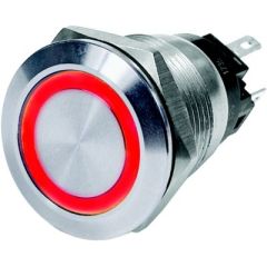 Blue Sea 4163 Push Button LED Ring Switch, Red, Power Control, Electrical Needs, Versatile, Durable, Reliable, Easy Installation, Top-notch Quality, Performance, Residential, Commercial, Upgrade, Convenience, Reliability