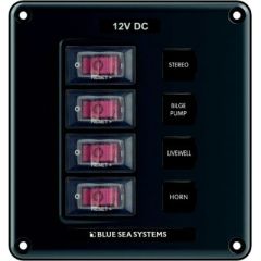 Blue Sea 4320, Water-Resistant Circuit Breaker Switch Panel