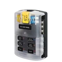 Blue Sea Systems 5030 ST Blade Common Source ATO/ATC Fuse Block, Electrical connections