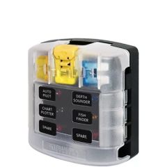 Blue Sea Systems 5029 ST Blade Common Source ATO/ATC Fuse Block, circuit protection