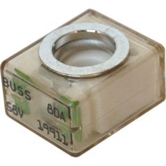 Blue Sea Terminal Fuse, 80 Amp, Lime, DC main circuit protection, ABYC requirements, ignition-protected, visual indication, color-coded, terminal fuse block, Blue Sea Systems