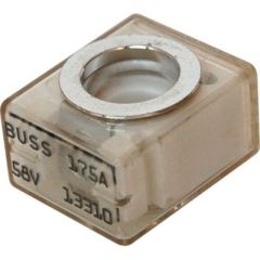 Blue Sea Terminal Fuse, 175 Amp, White, DC main circuit protection, ABYC requirements, ignition-protected, terminal fuse block, Blue Sea Systems, electrical system, reliability, safety.