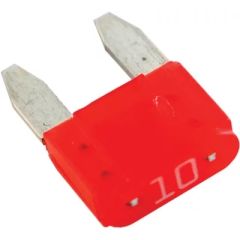 Blue Sea 5271 ATM® Mini Blade Fuse, Red, Tin-plated Connector Blades, Corrosion Resistance, Interrupting Capacity, Operating Voltage, Blue Sea Systems, Electrical System, Equipment Protection