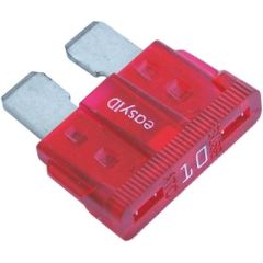 EasyID™ ATO/ATC Fuse, 10A, illuminated fuse, automotive fuse, LED technology, fuse replacement, Blue Sea Systems, electrical system, illuminated fuses, automotive needs