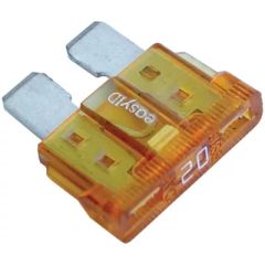EasyID™ ATO/ATC Fuse, 20A, illuminated design, LED technology, automotive fuses, fuse panel, Blue Sea Systems, electrical system