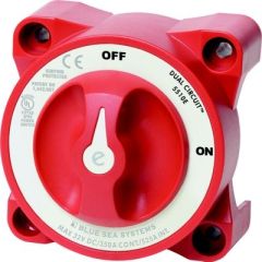 Blue Sea Systems 5510e e-Series Dual Circuit Battery Switch, boat battery switch
