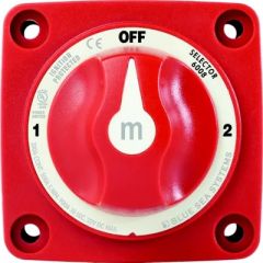 Blue Sea 6008 Battery Switch, Mini 3-Position Switch