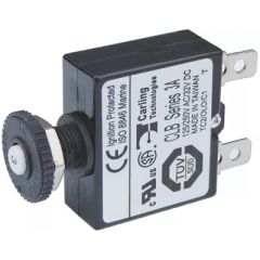 Circuit Breaker, 3Amp Push Button, Blue Sea Systems