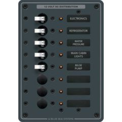 Blue Sea Systems 8023 Traditional Metal DC Circuit Breaker Panel, durable design
circuit breaker requirements, marine environments