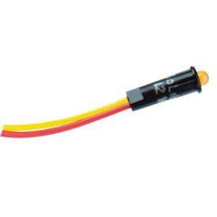 LED Amber 11/64" 12VAC, Blue Sea Systems, indicator light, alarm light, energy-efficient, versatile lighting