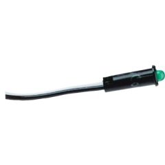 LED Green Indicator, Alarm Light, Blue Sea Systems, electrical setup, panel, visual cues, vibrant green, general indicator, alarm, 11/64" mounting hole, top-notch quality, easy installation, versatile functionality, superior quality