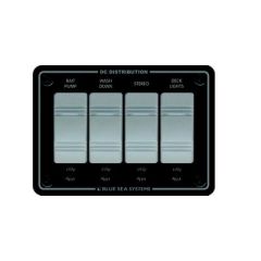 Blue Sea Systems 8262 Contura Panel, Waterproof 12V DC Switches