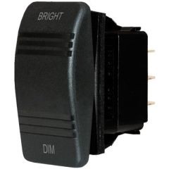 Contura Rocker Switch, Mom On/Off/Mom On, Blue Sea Systems, Waterproof Panel