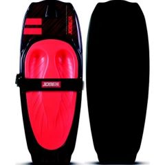 Jobe 252521002 Streak Kneeboard, Red, beginner kneeboard, molded fins, comfortable strap, EVA foam, easy start handle, Jobe sports, 52.4" size