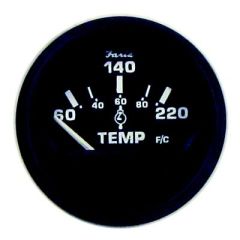 Faria 12819 Euro Black, Cylinder Head Temperature Gauge
