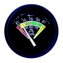 Faria 12823 Euro Black 2" Battery Condition Indicator Gauge,12 VDC