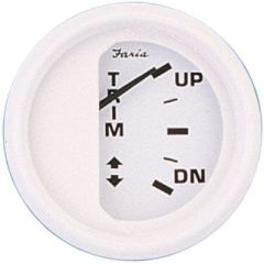 Faria Dress White 2" Trim Gauge, Mercury Mariner