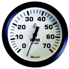 Faria Euro 4" Gauge, 7000 RPM Tachometer