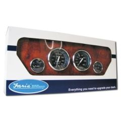 Faria Chesapeake SS 4 Gauge Outboard Set, boat gauge set