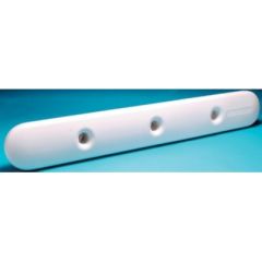 Dock Edge 1008-F UltraGuard White 35" PVC Bumper, Boat Protection