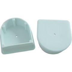 Dock Edge 1026F Large Air Cushion End Plugs, White, DockEdge+ Connectors
