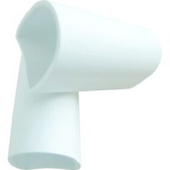 Dock Edge 1028F Large Air Cushion Connectors, White, DockEdge+ End Plugs