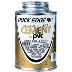 Dock Edge 1051F PVC Solvent, GLUE 125ML PVC SOLVENT-CLEAR PMG