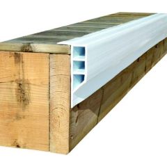 Dock Edge 1104F Full Face Profile Dock Bumper, White