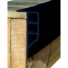 Dock Edge 1116F Full Face Profile Dock Bumper, Black, UV inhibitors, heavy-duty construction, durable, protection, long-lasting performance, oil resistant, gas resistant, saltwater resistant, 8' sections, easy-to-mount design, Dock Edge, black color, soph