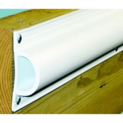 Dock Edge Standard "D" Profile White 16' Roll, heavy-duty docking solution