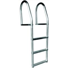 Dock Edge Eco Fixed Dock Ladder, Weld Free Aluminum, sustainable ladder, eco-conscious individuals, durable, sustainable, greener manufacturing, high-quality materials, stainless steel fasteners, secure grip, stable climb, user convenience, comfortable cl