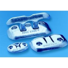 Dock Edge Flip-Up Dock Cleat, Polished, marine grade aluminum, white polyester powder finish, small runaboats, personal watercraft, cast aluminum construction, sand blasted, extra wide footprint, Dock Edge, marine accessories, solid foundation, elegant de