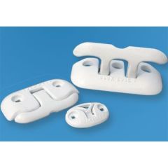 Dock Edge Flip-Up Dock Cleat, White, marine grade aluminum, durable, safety, convenience, watercraft, stability, elegance, durability, trusted brand, marine accessories, sophistication, stylish, functional, worry-free docking