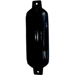 Dock Edge 59166F Dolphin™ Twin Eye Ribbed Fenders, Black, Boat Protection, Marine Accessories