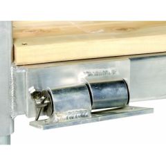 Dock Edge 85-322-F Hybrid Aluminum Dock Connector, Hybrid Dock Kit, aluminum construction, connector hinge kit, rubber insert, aluminum frame, user-friendly design, Dock Edge, boating enthusiast, waterfront property owner, sophistication, safety, stabilit