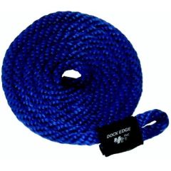 Dock Edge MFP Fender Line, boat fender, nylon mesh reinforced, adjustable design, navy blue, durable, high-quality, protection, vessel, twin eye, center hole, float, adjustable length, sleek design, boat safety, peace of mind