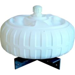 Dock Edge 95077F Inflatable Dock Wheel, Corner Mount, 18" White, boat owner, docking needs, precision, smooth rolling action, cushioning, molded-in valves, firmness adjustment, heavy-duty hardware, slip navigation, wind and current conditions, stress-free