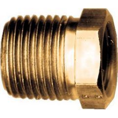 Fairview 110DC Brass Bushing, 1/2" NPT X 3/8" FPT, plumbing fittings, PMG certification