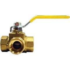 Fairview 2101C Brass Ball Valve, 3/8" IPS, Plumbing Solution, Durable Brass Construction