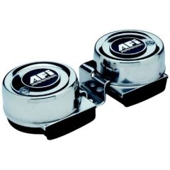 Marinco Mini Twin Electric Horn, Stainless Steel Cover